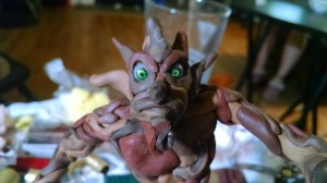 OOAK wood sprite ruff out face zoom
