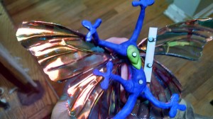 magnets installed on OOAK Fairy Dragon
