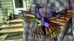 OOAK Fairy Dragon clinging to arm