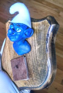 Brainy Smurf Trophy Wall Plaque